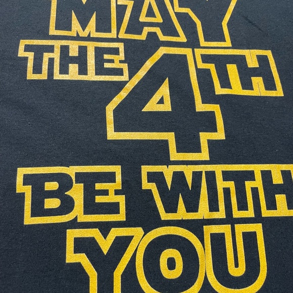 Gildan May the 4th Be With You Star Wars Tee Shirt - Picture 7 of 7